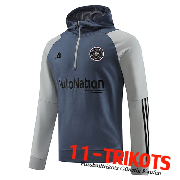 Kapuze Inter Miami CF Training Sweatshirt Mit Grau 2023/2024