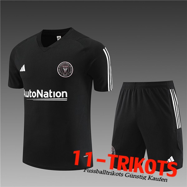 Inter Miami CF Trainingstrikot + Shorts Kinder Schwarz 2023/2024