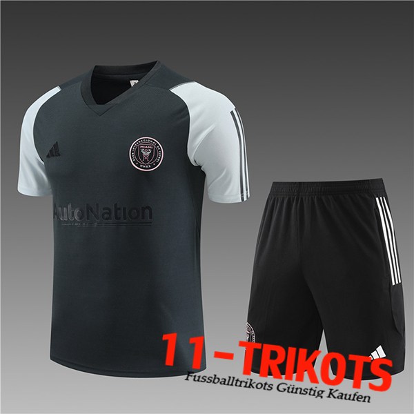 Inter Miami CF Trainingstrikot + Shorts Kinder Dunkelgrau 2023/2024