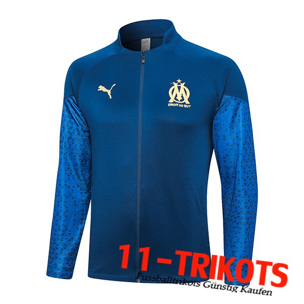 Marseille Trainingsjacke Blau 2023/2024