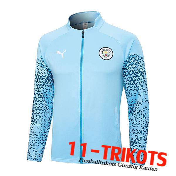 Manchester City Trainingsjacke Hellblau 2023/2024