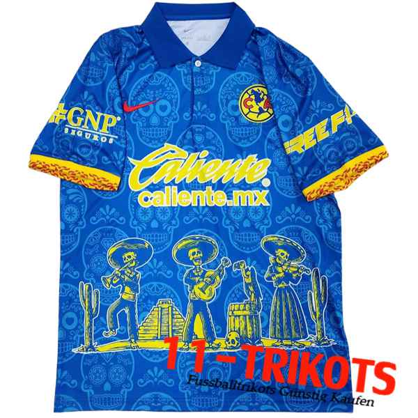 Club America Fussball Trikots Blau Special Edition 2023/2024