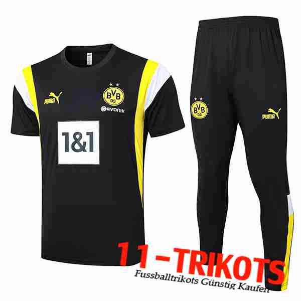 Dortmund Trainingstrikot + Hose Schwarz 2023/2024