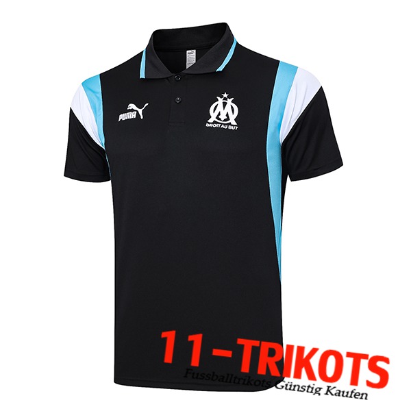 Marseille Poloshirt Schwarz 2023/2024