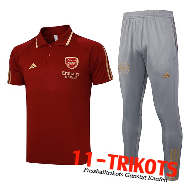 Arsenal Poloshirt Rot 2023/2024