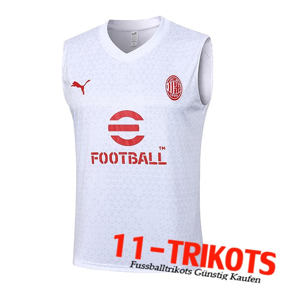 AC Milan Trainings-Tanktop Weiß 2023/2024