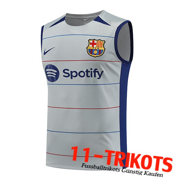 FC Barcelona Trainings-Tanktop Grau 2023/2024 -03