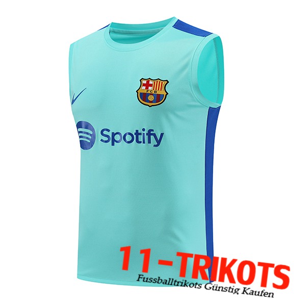 FC Barcelona Trainings-Tanktop Hellblau 2023/2024 -02