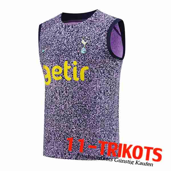 Tottenham Hotspur Trainings-Tanktop lila 2023/2024 -03