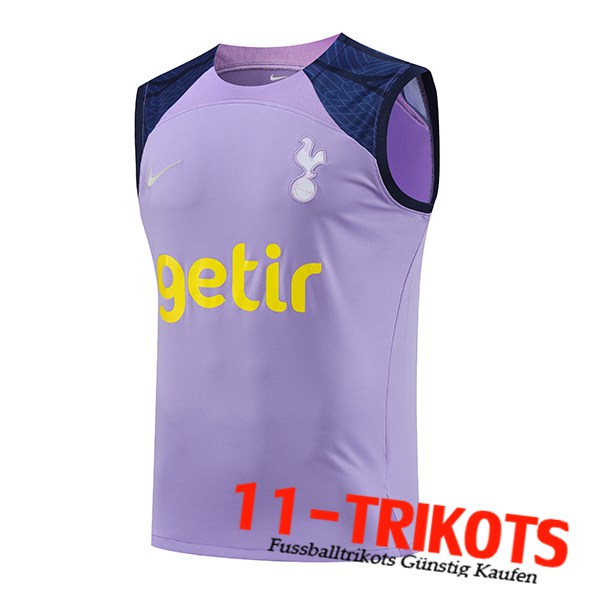 Tottenham Hotspur Trainings-Tanktop lila 2023/2024 -02