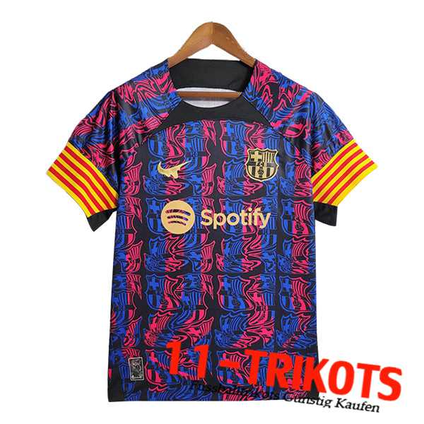 FC Barcelona Trainingstrikot Rot/Blau 2023/2024 -02