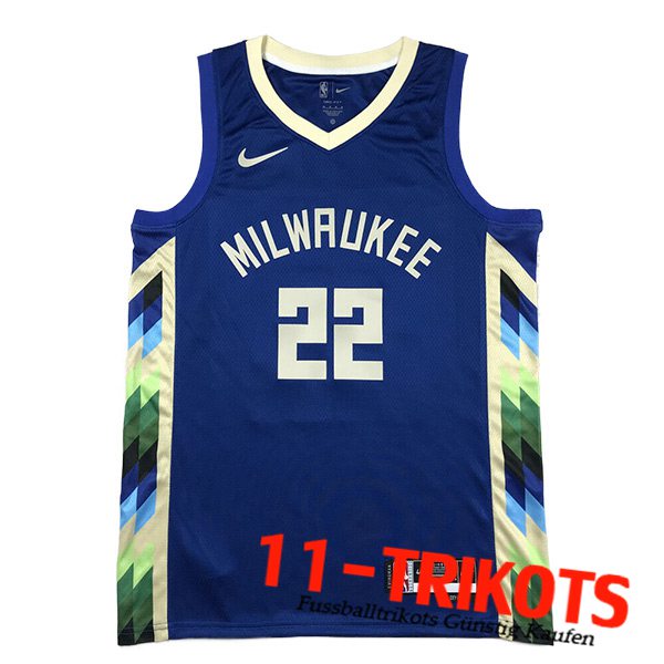 Milwaukee Bucks Trikot (MIDDLETON #22) 2023/24 Blau