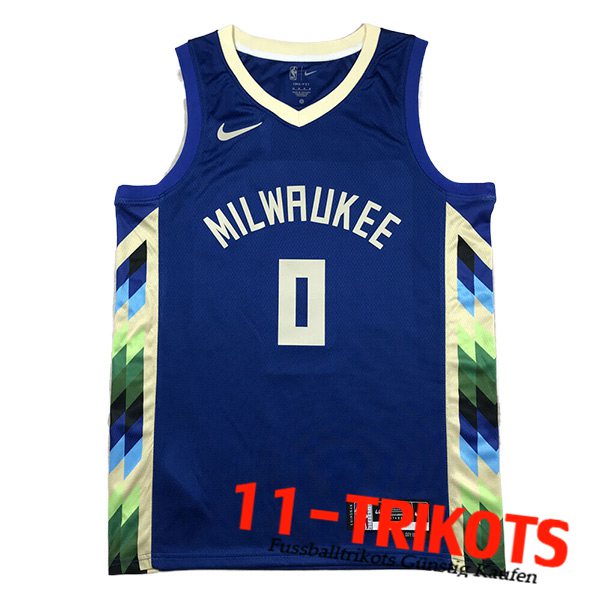 Milwaukee Bucks Trikot (LILLARD #0) 2023/24 Blau