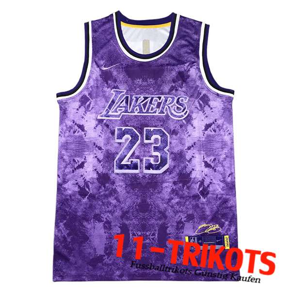 Los Angeles Lakers Trikot (JAMES #23) 2023/24 lila