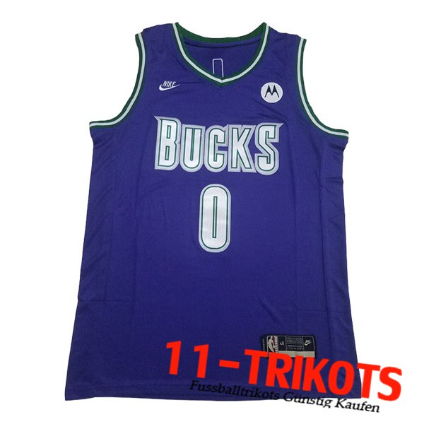 Milwaukee Bucks Trikot (LILLARD #0) 2023/24 Blau