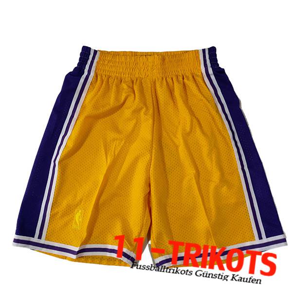 Los Angeles Lakers Shorts NBA 2023/24 lila/Gelb