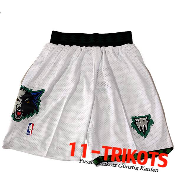 Minnesota Timberwolves Shorts NBA 2023/24 Weiß