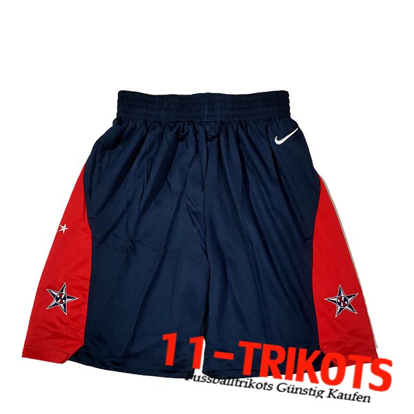 USA Shorts NBA 2023/24 Schwarz/Rot