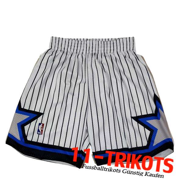 Orlando Magic Shorts NBA 2023/24 Weiß/Schwarz/Blau