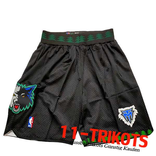 Minnesota Timberwolves Shorts NBA 2023/24 Schwarz