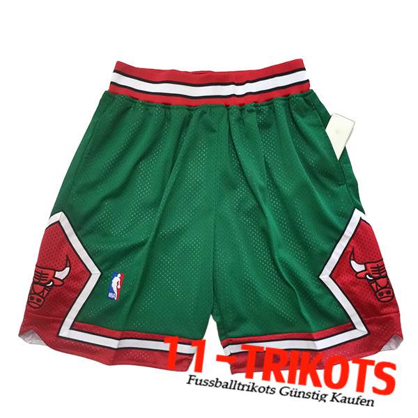 Chicago Bulls Shorts NBA 2023/24 Grün/Rot