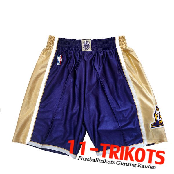 Los Angeles Lakers Shorts NBA 2023/24 Blau/Gelb -04
