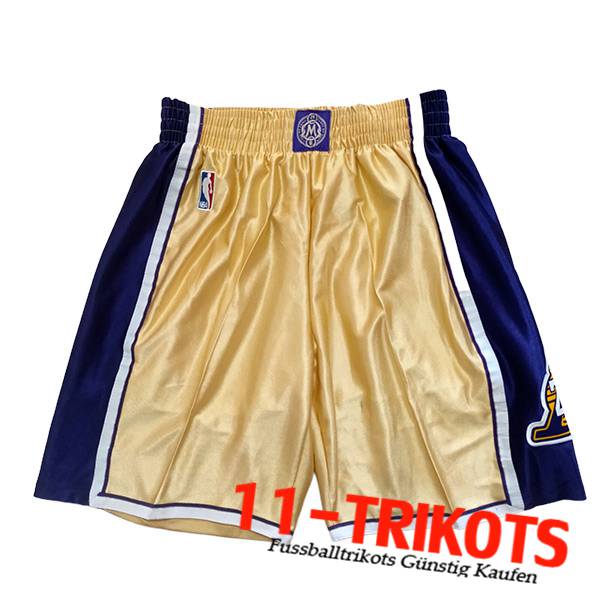 Los Angeles Lakers Shorts NBA 2023/24 Gelb/Blau -05