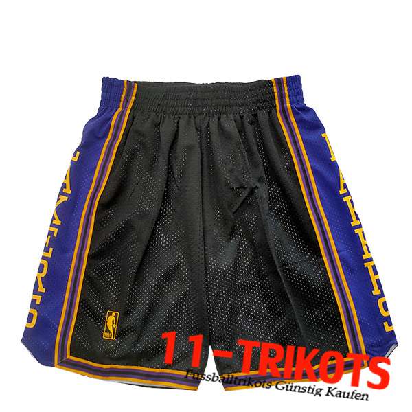 Los Angeles Lakers Shorts NBA 2023/24 Schwarz/lila