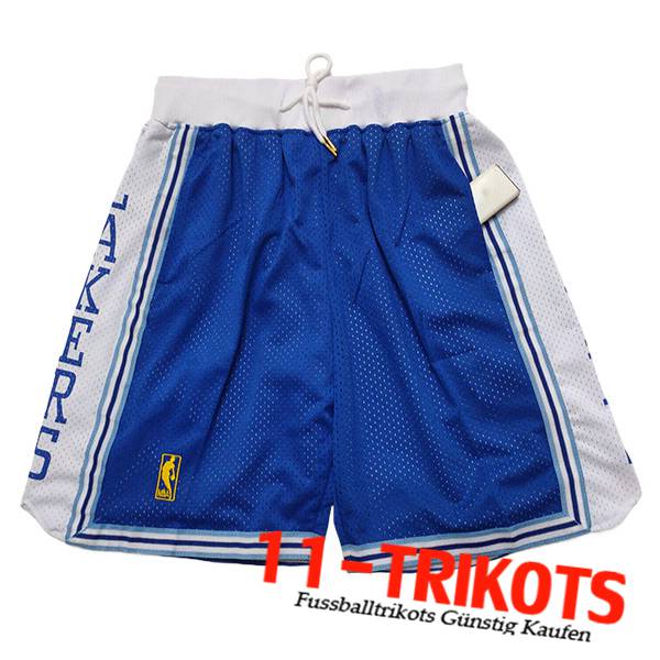 Los Angeles Lakers Shorts NBA 2023/24 Blau/Weiß