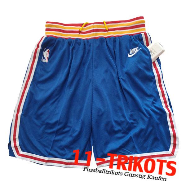 Golden State Warriors Shorts NBA 2023/24 Blau