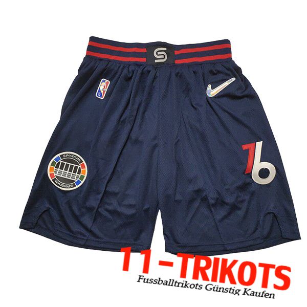 Philadelphia 76ers Shorts NBA 2023/24 Blau