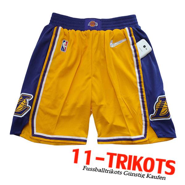 Los Angeles Lakers Shorts NBA 2023/24 Orange/lila
