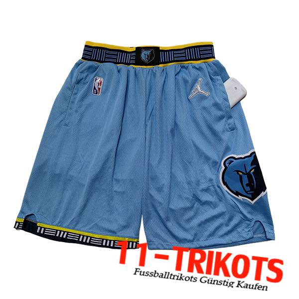 Memphis Grizzlies Shorts NBA 2023/24 Blau