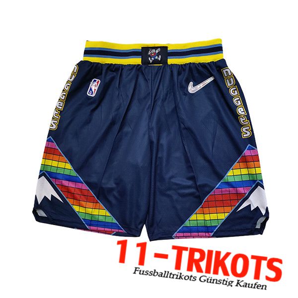 Denver Nuggets Shorts NBA 2023/24 Blau -02