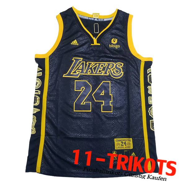 Los Angeles Lakers Trikot (BRYANT #24) 2023/24 Schwarz/Gelb