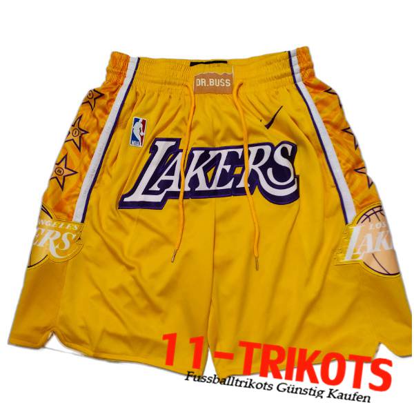 Los Angeles Lakers Shorts NBA 2023/24 Gelb