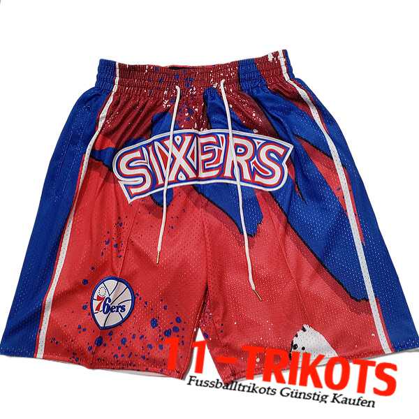 Philadelphia 76ers Shorts NBA 2023/24 Rot/Blau