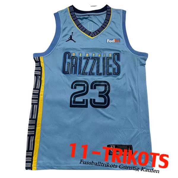 Memphis Grizzlies Trikot (Rosa #23) 2023/24 Blau -02