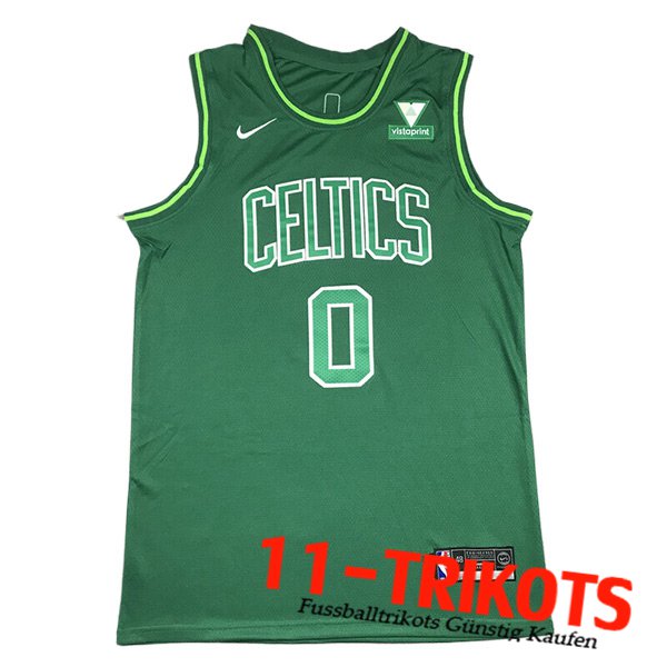 Boston Celtics Trikot (TATUM #0) 2023/24 Grün -02