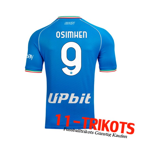 SSC Neapel (OSIMHEN #9) 2023/2024 Heimtrikot