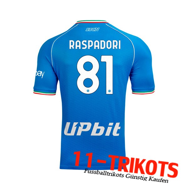 SSC Neapel (RASPADORI #81) 2023/2024 Heimtrikot