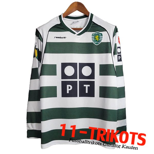 Sporting Retro Heimtrikot Langarms 2001/2003