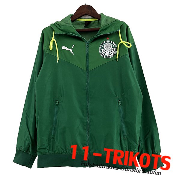 Palmeiras Windjacke Grün 2023/2024 -05