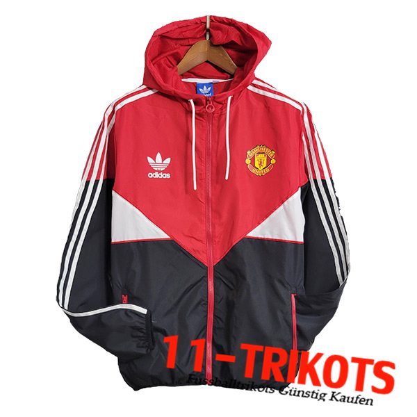 Manchester United Windjacke Rot/Schwarz 2023/2024