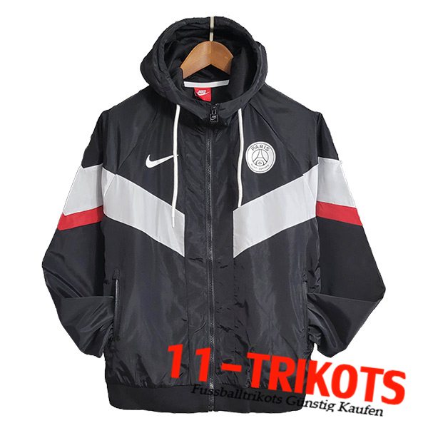 PSG Windjacke Schwarz 2023/2024