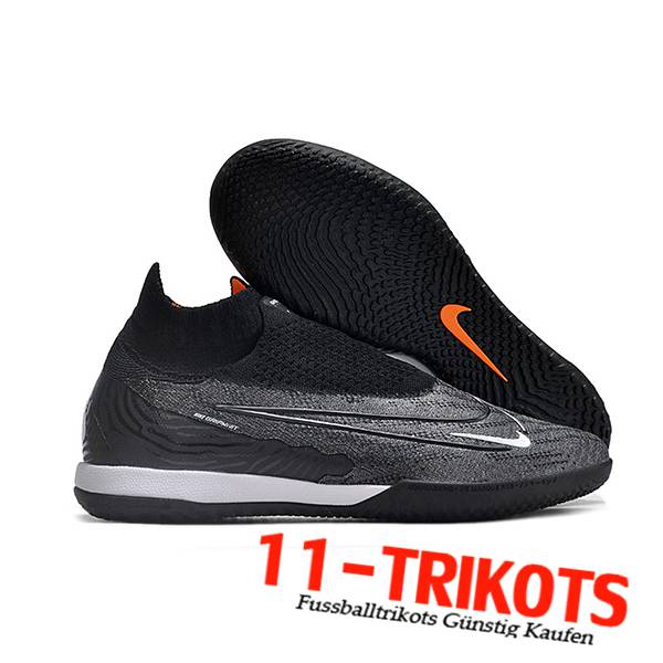 Nike Fussballschuhe Phantom GX Elite DF Link IC Schwarz