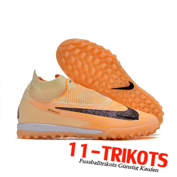 Nike Fussballschuhe Phantom GX Elite DF Link TF Orange/Schwarz