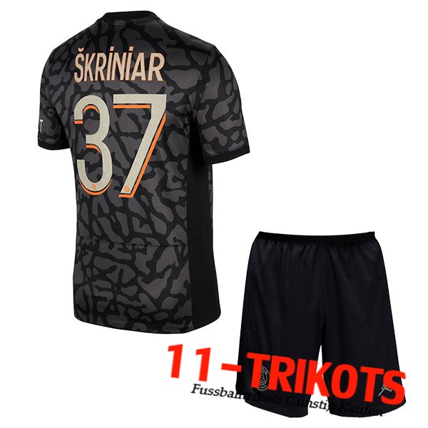 PSG (SKRINIAR #37) Kinder 2023/2024 Third Trikot