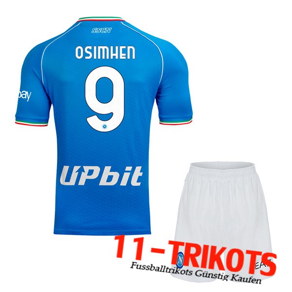 SSC Neapel (OSIMHEN #9) Kinder 2023/2024 Heimtrikot