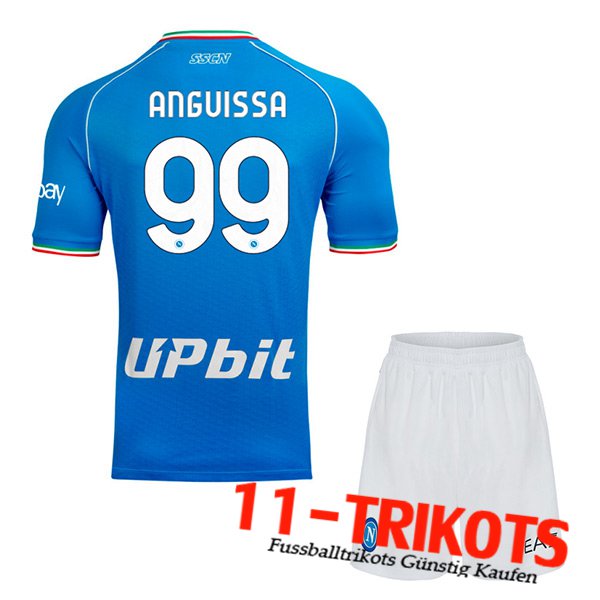 SSC Neapel (ANGUISSA #99) Kinder 2023/2024 Heimtrikot